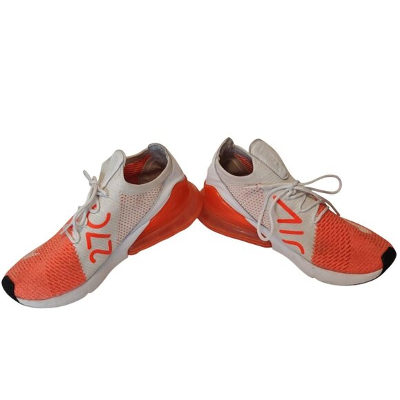 Nike Air Max 270 Flyknit Crimson Pulse Sneakers Women Size 10 Running AH6803 800 - Picture 3 of 8